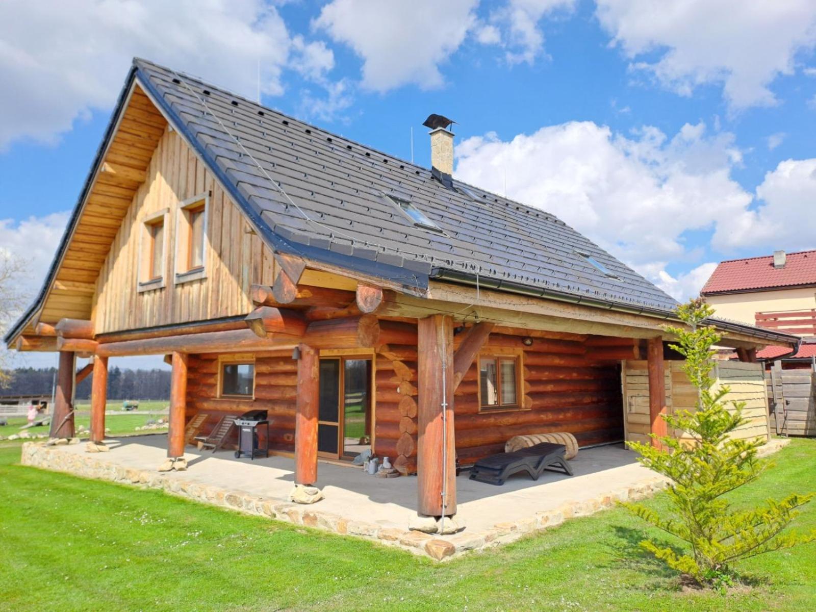 Wellness Srub U Holubu Villa Malsice Dış mekan fotoğraf
