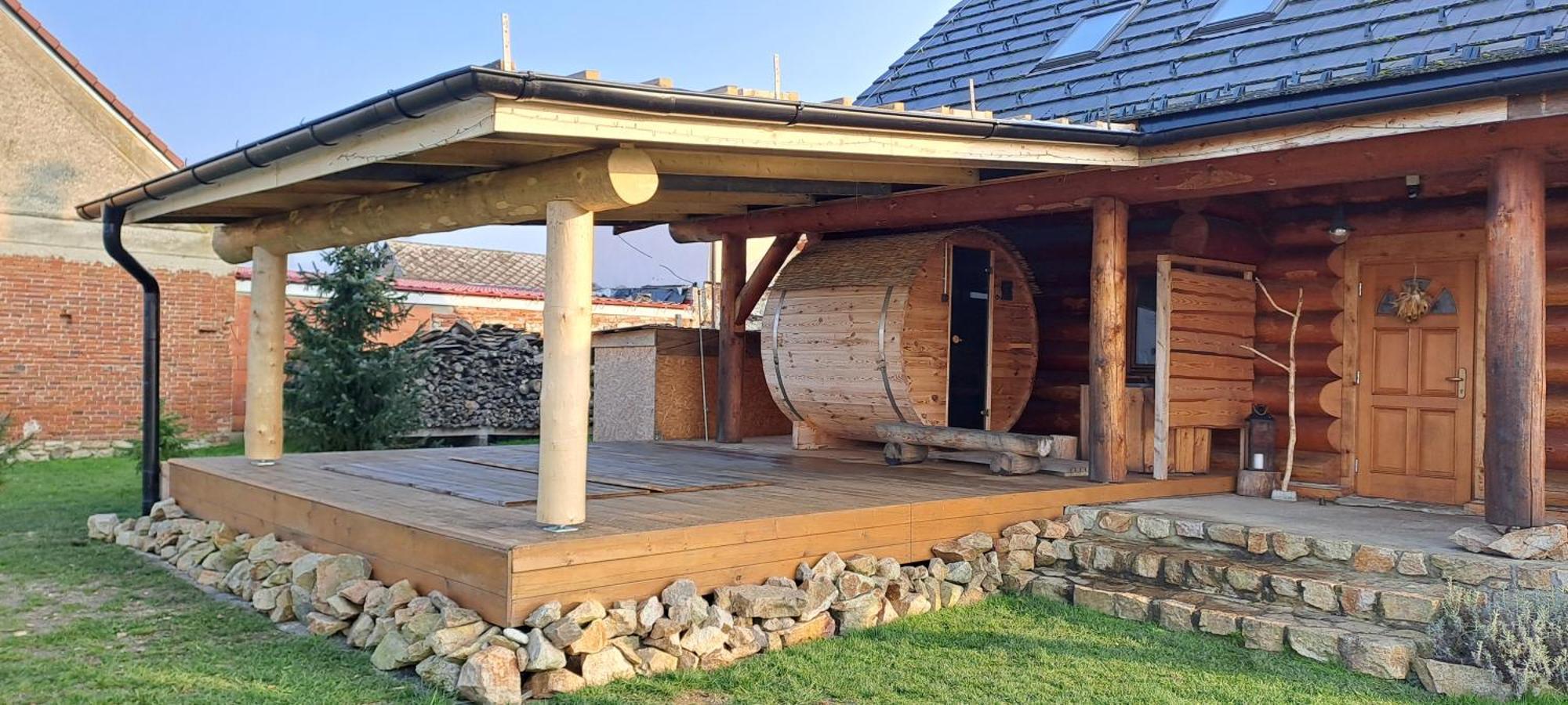 Wellness Srub U Holubu Villa Malsice Dış mekan fotoğraf