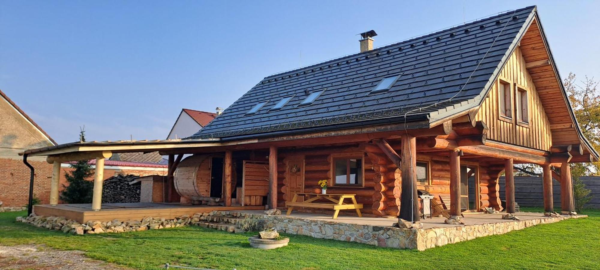 Wellness Srub U Holubu Villa Malsice Dış mekan fotoğraf