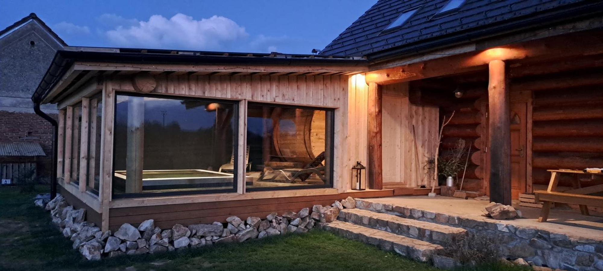 Wellness Srub U Holubu Villa Malsice Dış mekan fotoğraf